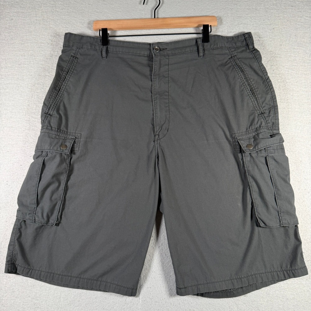 Levis Mens Cargo Shorts W40 Charcoal‎ Gray Cotton Blend Relaxed Fit 13581-0027